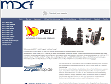 Tablet Screenshot of mccf.de